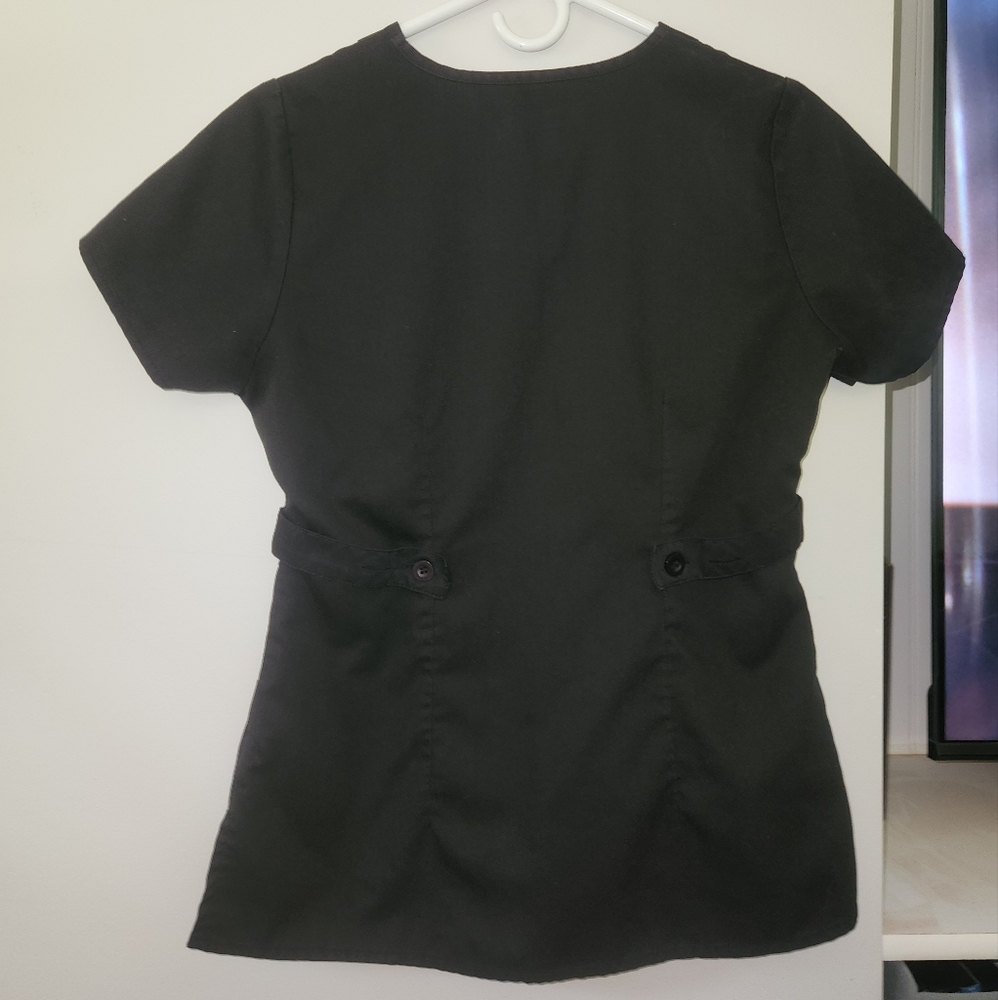 Black Gray's anatomy scrub top